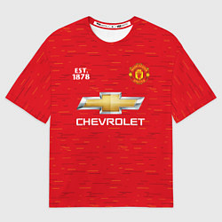 Мужская футболка оверсайз MANCHESTER UNITED 2021 - HOME