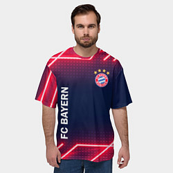 Футболка оверсайз мужская БАВАРИЯ, цвет: 3D-принт — фото 2