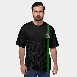 Футболка оверсайз мужская Адыгея моя, цвет: 3D-принт — фото 2