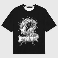 Мужская футболка оверсайз Devourment