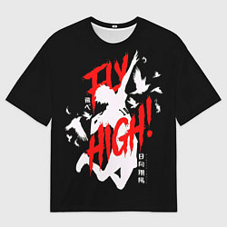 Мужская футболка оверсайз Haikyuu Haikyu Haikuu !