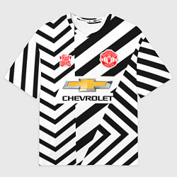 Футболка оверсайз мужская MANCHESTER UNITED 2021, цвет: 3D-принт