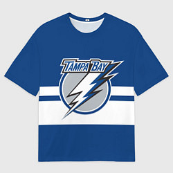 Футболка оверсайз мужская TAMPA BAY LIGHTING, цвет: 3D-принт