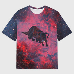 Мужская футболка оверсайз Бык