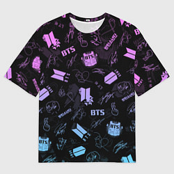 Мужская футболка оверсайз BTS