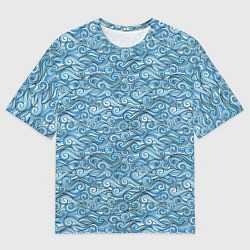 Футболка оверсайз мужская Море волнуется, цвет: 3D-принт