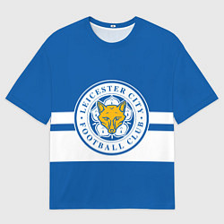 Футболка оверсайз мужская LEICESTER CITY, цвет: 3D-принт