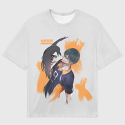 Футболка оверсайз мужская Кагеяма Тобио, цвет: 3D-принт