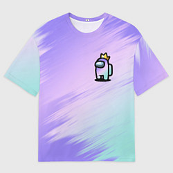 Футболка оверсайз мужская AMONG US GRADIENT, цвет: 3D-принт