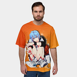 Футболка оверсайз мужская Баскетбол Куроко, цвет: 3D-принт — фото 2
