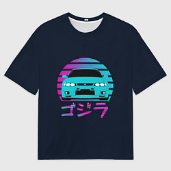 Футболка оверсайз мужская Skyline R33, цвет: 3D-принт