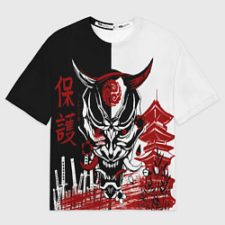 Мужская футболка оверсайз Самурай Samurai