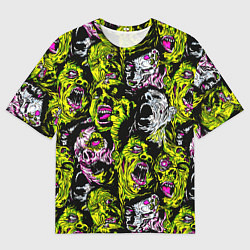 Мужская футболка оверсайз ЗОМБИ