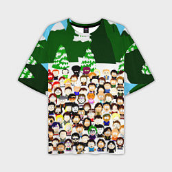 Мужская футболка оверсайз Южный Парк South Park