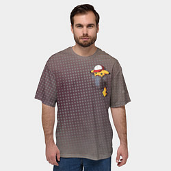 Футболка оверсайз мужская Покемон, цвет: 3D-принт — фото 2