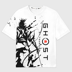 Футболка оверсайз мужская Ghost of Tsushima, цвет: 3D-принт