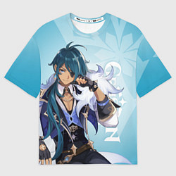 Мужская футболка оверсайз GENSHIN IMPACT, КЭЙА