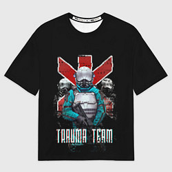 Мужская футболка оверсайз CYBERPUNK TRAUMA TEAM