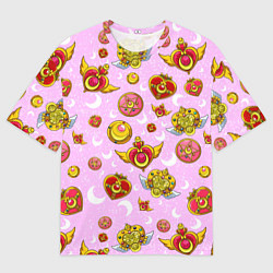 Футболка оверсайз мужская Сейлор Мун, цвет: 3D-принт