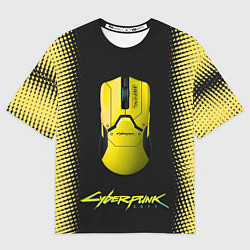 Футболка оверсайз мужская Cyberpunk 2077, цвет: 3D-принт