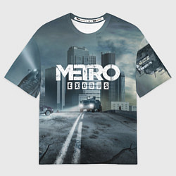 Мужская футболка оверсайз Metro Exodus