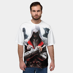 Футболка оверсайз мужская Assassin’s Brotherhood S, цвет: 3D-принт — фото 2