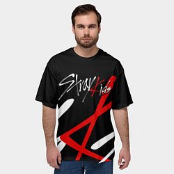 Футболка оверсайз мужская STRAY KIDS, цвет: 3D-принт — фото 2