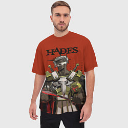 Футболка оверсайз мужская Hades - Арес, цвет: 3D-принт — фото 2