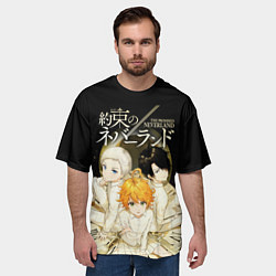 Футболка оверсайз мужская Обещанный Неверленд, цвет: 3D-принт — фото 2