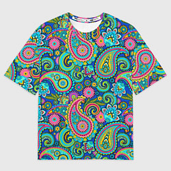 Мужская футболка оверсайз Славянские Узоры