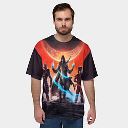 Футболка оверсайз мужская THE ELDER SCROLLS, цвет: 3D-принт — фото 2