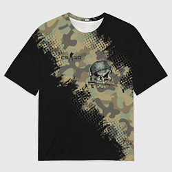 Футболка оверсайз мужская Counter Strike, цвет: 3D-принт