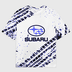 Мужская футболка оверсайз SUBARU
