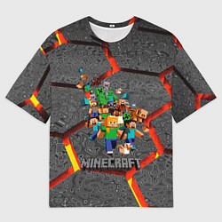 Мужская футболка оверсайз MINECRAFT МАНКРАФТ