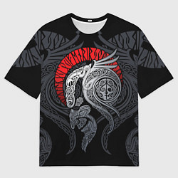 Футболка оверсайз мужская Демон, цвет: 3D-принт