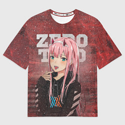 Футболка оверсайз мужская Zero Two, цвет: 3D-принт