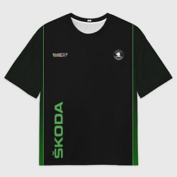 Мужская футболка оверсайз Шкода РС Z