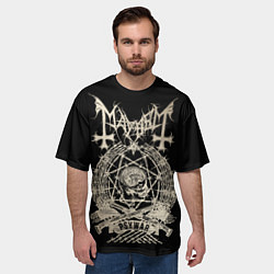 Футболка оверсайз мужская MAYHEM, цвет: 3D-принт — фото 2