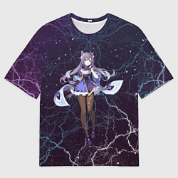 Футболка оверсайз мужская Genshin Impact - Keqing, цвет: 3D-принт