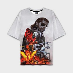 Мужская футболка оверсайз Metal Gear