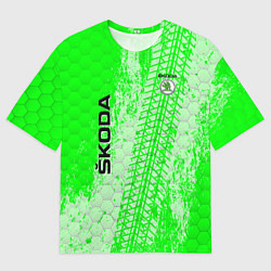 Мужская футболка оверсайз SKODA