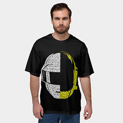 Футболка оверсайз мужская Daft Punk, цвет: 3D-принт — фото 2
