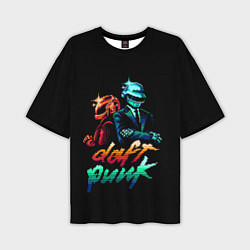Мужская футболка оверсайз Daft Punk