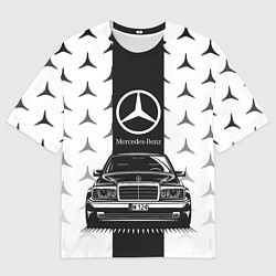 Футболка оверсайз мужская MERCEDES BENZ, цвет: 3D-принт