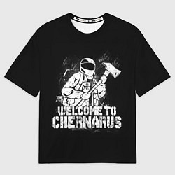 Мужская футболка оверсайз DayZ Chernarus