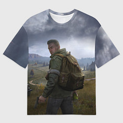 Футболка оверсайз мужская DAYZ POSTER ДЕЙЗИ ПОСТЕР Z, цвет: 3D-принт