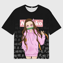 Футболка оверсайз мужская NEZUKO НЕЗУКО, цвет: 3D-принт