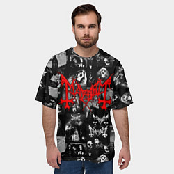 Футболка оверсайз мужская MAYHEM, цвет: 3D-принт — фото 2