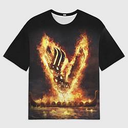 Мужская футболка оверсайз ВИКИНГИ VIKINGS V