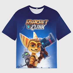 Футболка оверсайз мужская Рэтчет и Кланr, цвет: 3D-принт